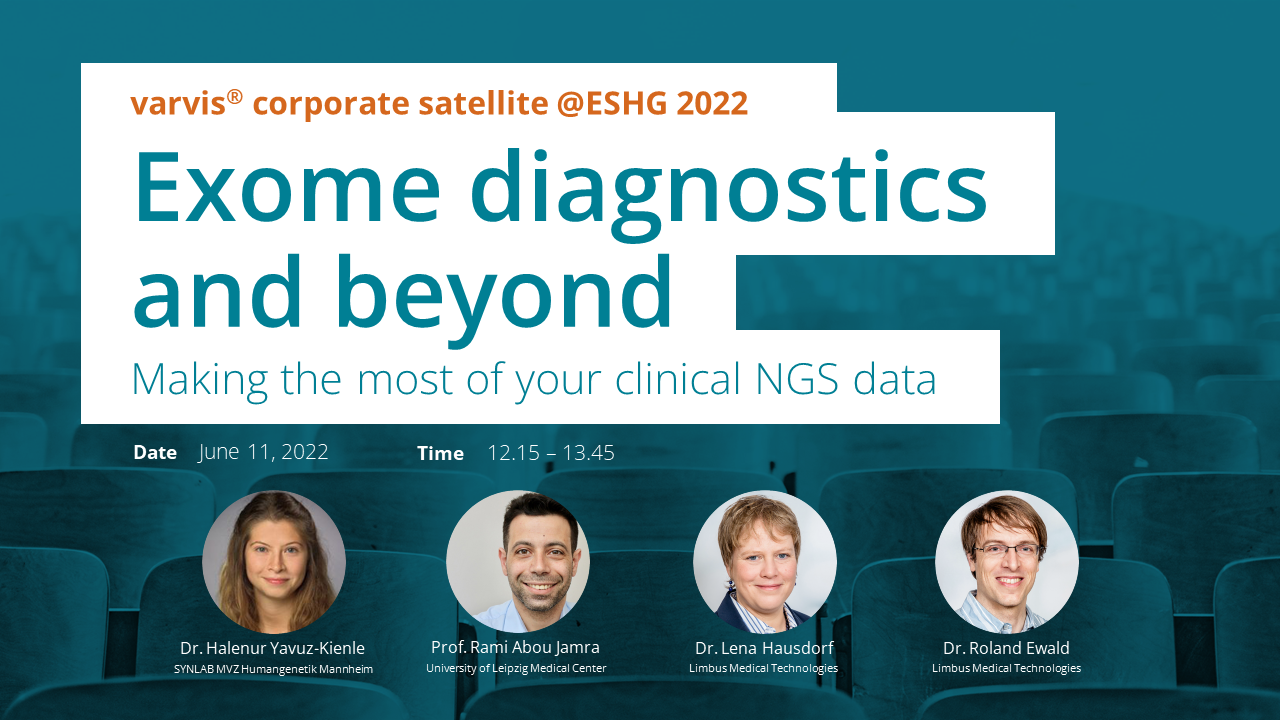 Watch now on-demand - ESHG corporate satellite "Exome diagnostics and beyond"